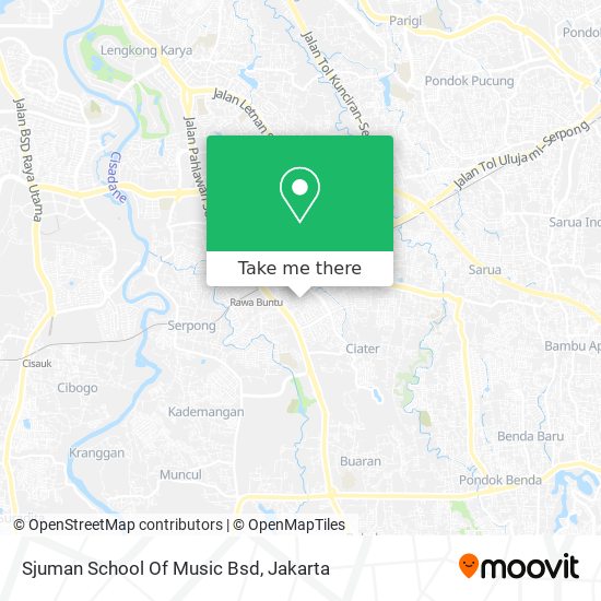 Sjuman School Of Music Bsd map