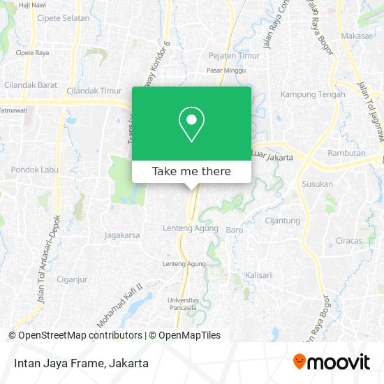 Intan Jaya Frame map