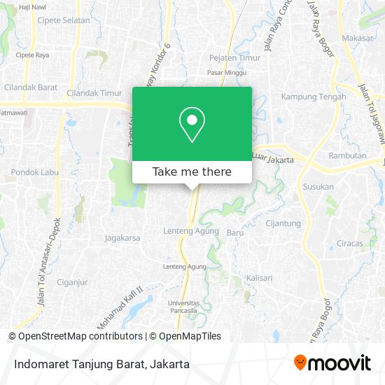 Indomaret Tanjung Barat map