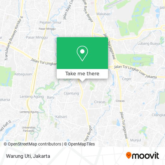 Warung Uti map