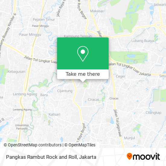 Pangkas Rambut Rock and Roll map