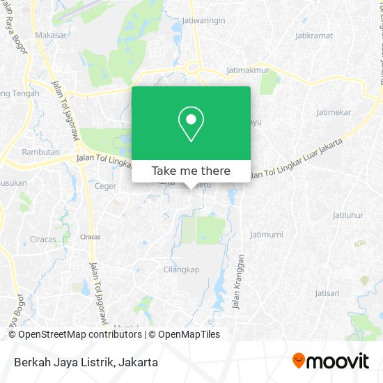 Berkah Jaya Listrik map