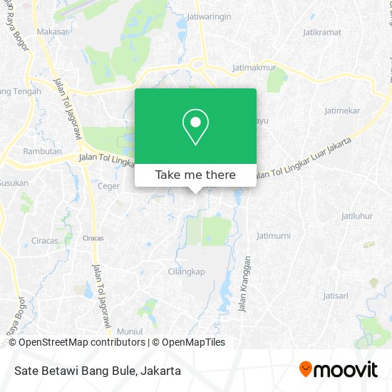 Sate Betawi Bang Bule map