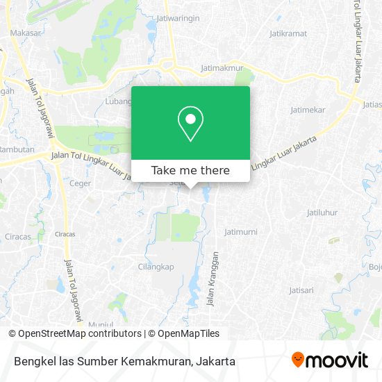 Bengkel las Sumber Kemakmuran map