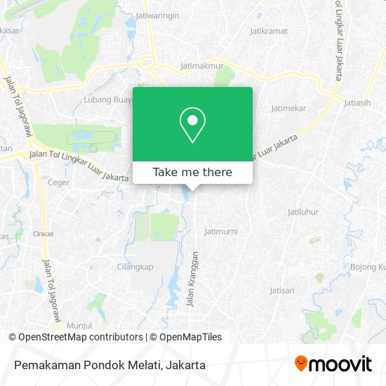 Pemakaman Pondok Melati map