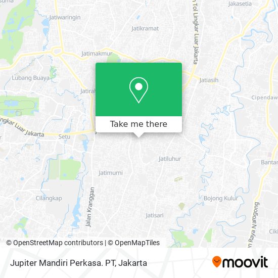 Jupiter Mandiri Perkasa. PT map