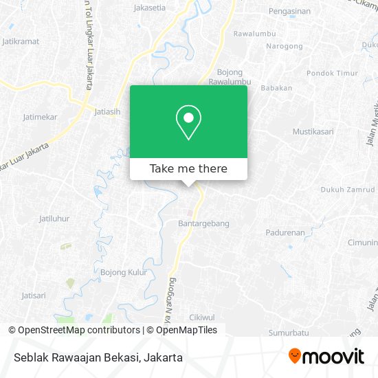 Seblak Rawaajan Bekasi map