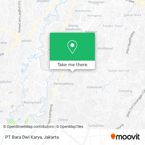 PT Bara Dwi Karya map