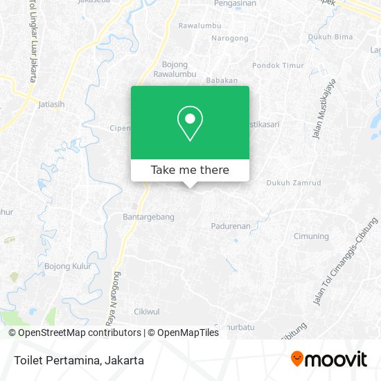 Toilet Pertamina map