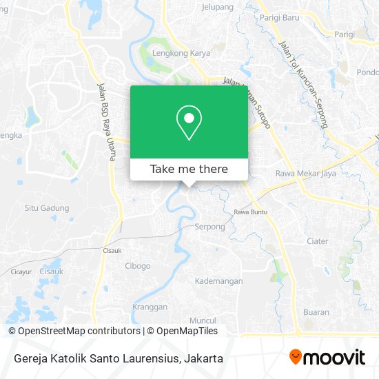 Gereja Katolik Santo Laurensius map