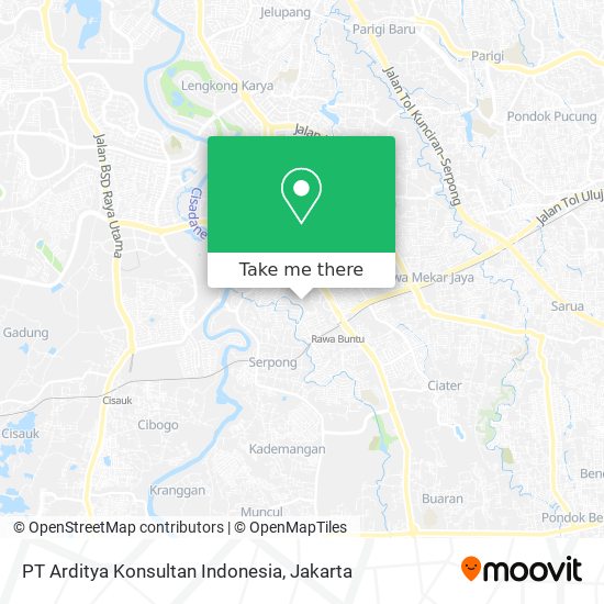 PT Arditya Konsultan Indonesia map
