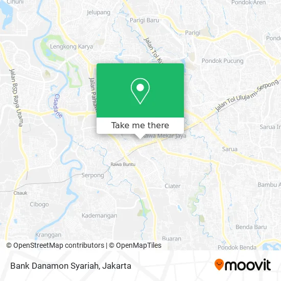 Bank Danamon Syariah map