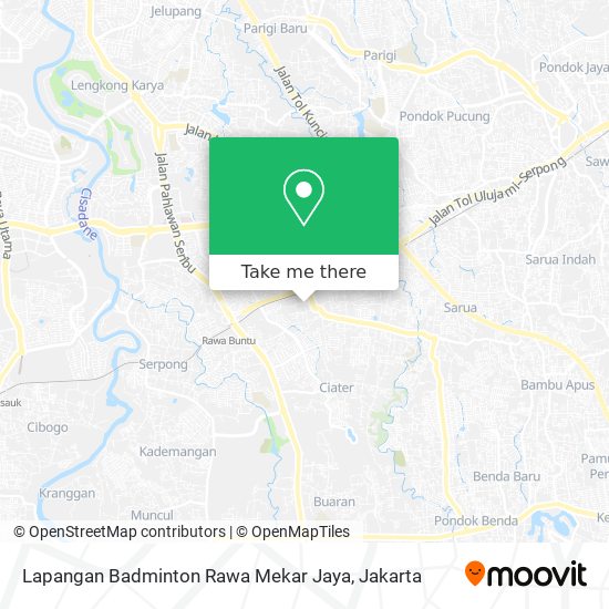 Lapangan Badminton Rawa Mekar Jaya map