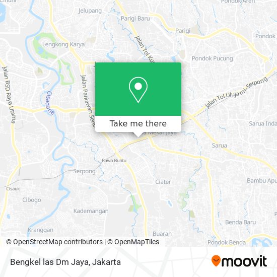 Bengkel las Dm Jaya map