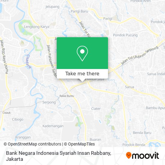 Bank Negara Indonesia Syariah Insan Rabbany map