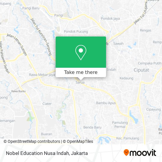 Nobel Education Nusa Indah map