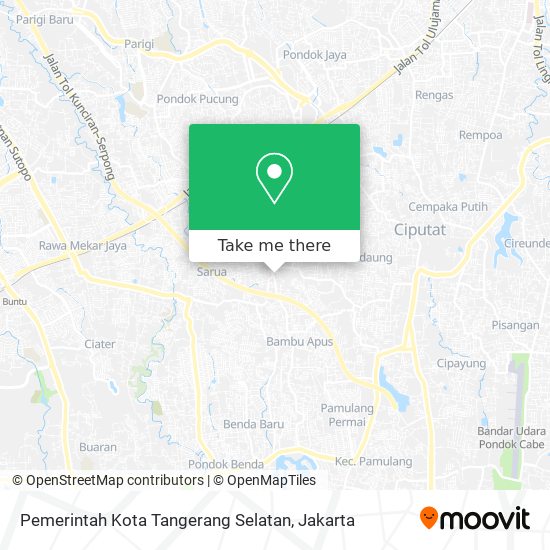 Pemerintah Kota Tangerang Selatan map