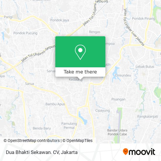 Dua Bhakti Sekawan. CV map