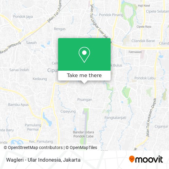 Wagleri - Ular Indonesia map