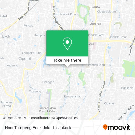 Nasi Tumpeng Enak Jakarta map