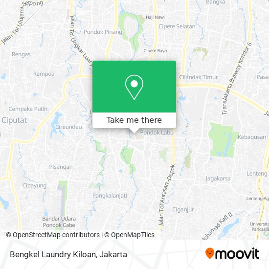 Bengkel Laundry Kiloan map