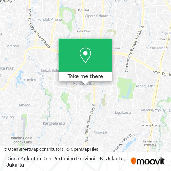 Dinas Kelautan Dan Pertanian Provinsi DKI Jakarta map