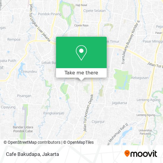 Cafe Bakudapa map