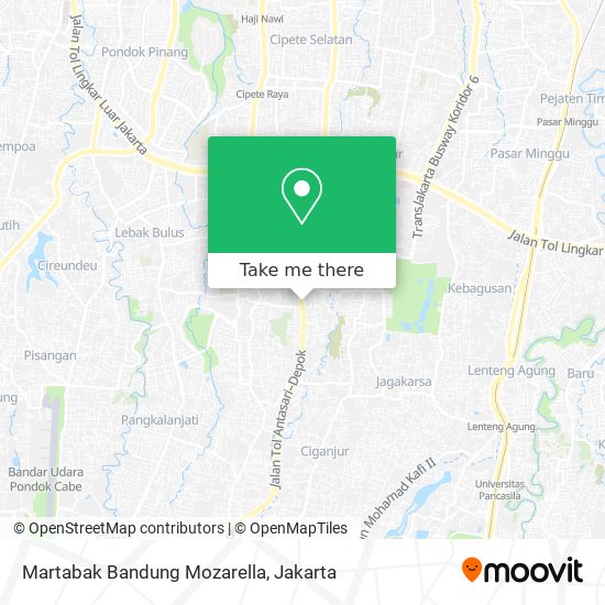 Martabak Bandung Mozarella map