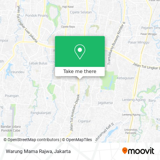 Warung Mama Rajwa map