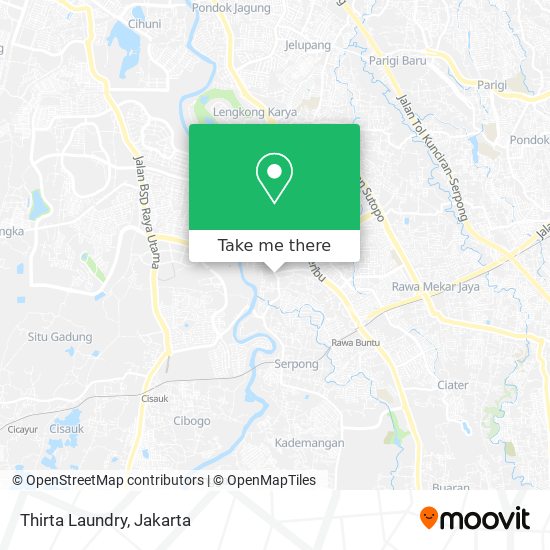 Thirta Laundry map