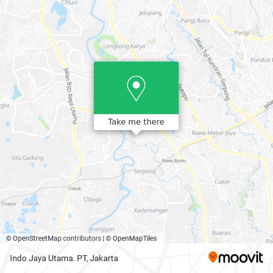 Indo Jaya Utama. PT map