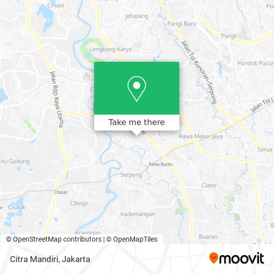 Citra Mandiri map