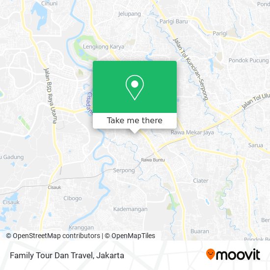 Family Tour Dan Travel map