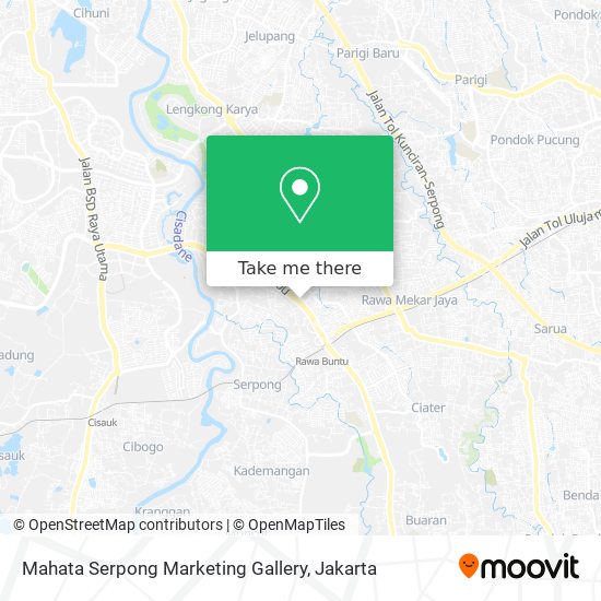 Mahata Serpong Marketing Gallery map