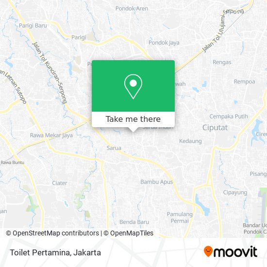 Toilet Pertamina map