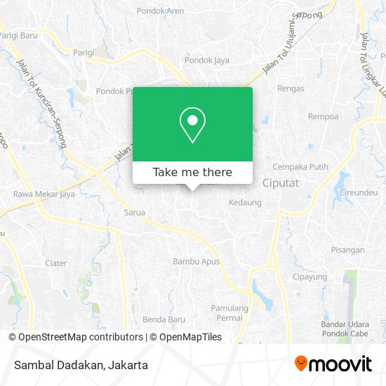 Sambal Dadakan map