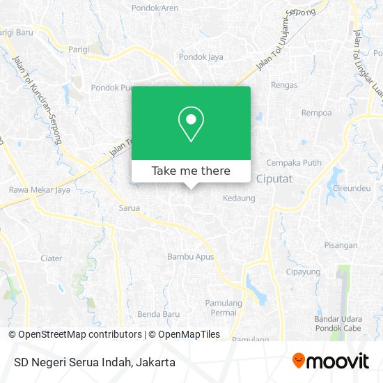 SD Negeri Serua Indah map