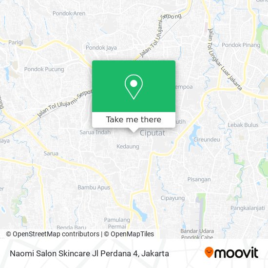 Naomi Salon Skincare Jl Perdana 4 map