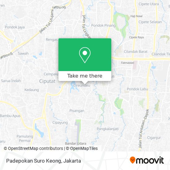 Padepokan Suro Keong map