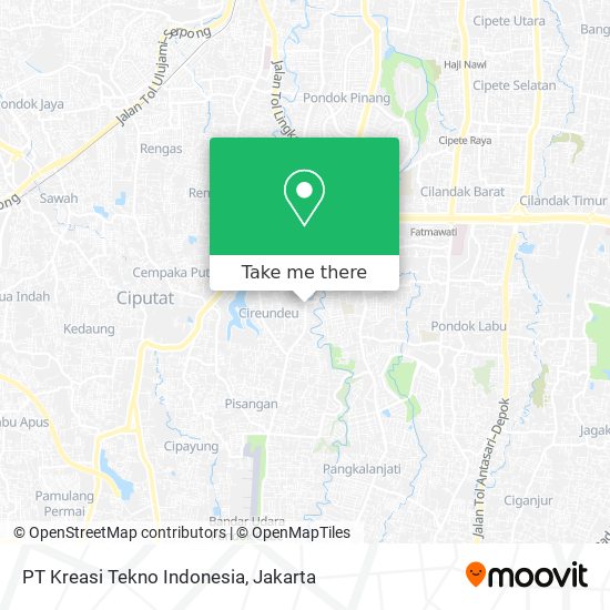 PT Kreasi Tekno Indonesia map
