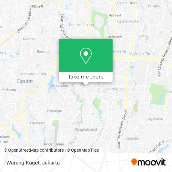 Warung Kaget map