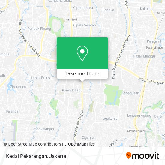 Kedai Pekarangan map