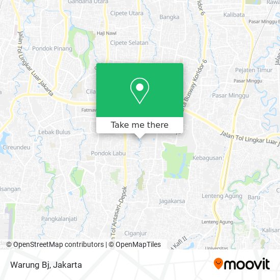 Warung Bj map