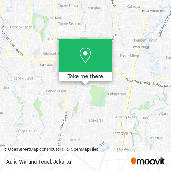 Aulia Warung Tegal map