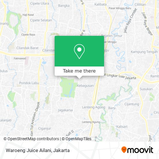 Waroeng Juice Ailani map