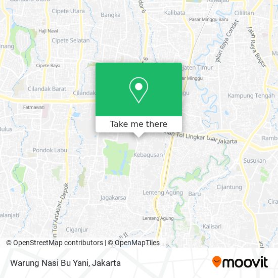 Warung Nasi Bu Yani map