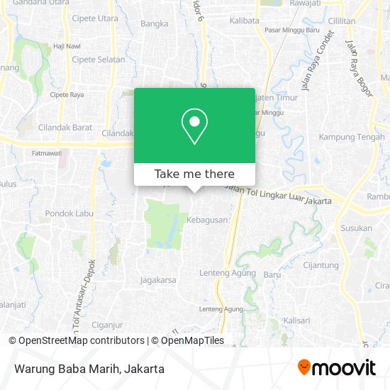 Warung Baba Marih map