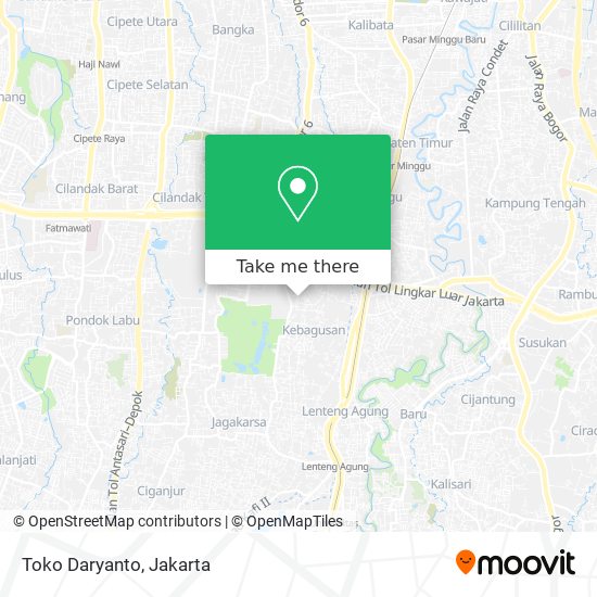 Toko Daryanto map