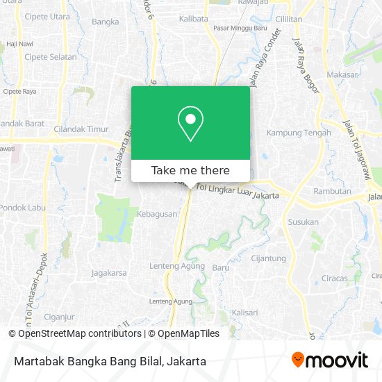 Martabak Bangka Bang Bilal map