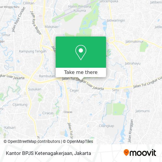 Kantor BPJS Ketenagakerjaan map